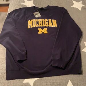 Michigan crew neck sweatshirt